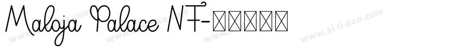 Maloja Palace NF字体转换
